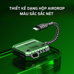 Plextone GS1 IP | Cáp chuyển đổi chia cổng sạc và tai nghe 3.5 / lightning dành cho IP hỗ trợ sạc nhanh 30W [Gace Store]