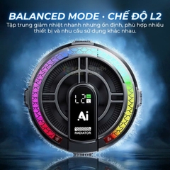 [Có sẵn] Quạt tản nhiệt máy tính bảng sò lạnh TH06 Pro -  Kiểm soát nhiệt độ thông minh,Tích hợp AI công suất 24W