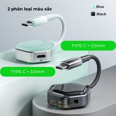Plextone GS1 Pro – Jack chuyển Type-C sang 3.5mm kiêm sạc nhanh 60W