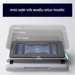 Flydigi BS1 | Để tản nhiệt laptop cao cấp không tiếng ồn, tích hợp 4 chế độ làm mát