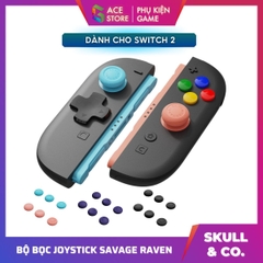 [Chính hãng] Bộ Bọc Núm Joystick Skull & Co. Savage Raven – Thế hệ 2 cho Switch 2