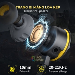 Plextone RX5 Pro | Tai nghe chơi game  có mic rời 15cm - Tracker IV Speaker dành cho điện thoại, PC