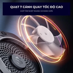 Black Shark Magnetic Cooler 4 Pro - Quạt Tản Nhiệt Từ Tính Tối Ưu Cho Điện Thoại Chơi Game | Công suất 27W | Led RGB Gaming