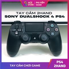 Tay Cầm Sony DualShock 4 PS4 Cũ 2nd + Kèm Cáp USB Chơi Game Tối Ưu Cho PC / FO4 / FIFA