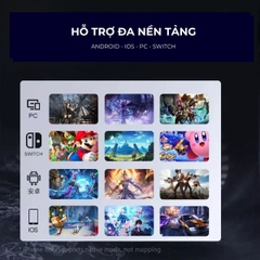 Tay cầm JK03 | Tay cầm chơi game 2 bên hỗ trợ đa nền tảng, kết nối không dây Bluetooth, dung lượng pin 300mAh