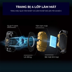 Black Shark Funcooler 4 Pro - Quạt tản nhiệt điện thoại sò lạnh công suất 27W | Có LED RGB Gaming | Hỗ Trợ Livestream