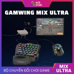 Gamwing Mix Ultra | Combo 4 trong 1 - Bộ chuyển đổi chơi game hỗ trợ kết nối cáp và bluetooth 5.2