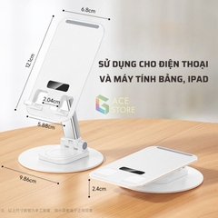 Giá Đỡ Điện Thoại Để Bàn Xoay 360 Độ | Gace Store