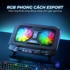 [Có sẵn] Quạt tản nhiệt gaming Z36C – Công nghệ làm mát Dual Core - LED RGB Gaming