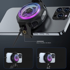 Black Shark Magnetic Cooler 4 Pro - Quạt Tản Nhiệt Từ Tính Tối Ưu Cho Điện Thoại Chơi Game | Công suất 27W | Led RGB Gaming