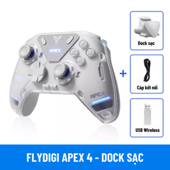 [Sẵn Hàng] Flydigi Apex 4 | Tay cầm Bluetooth Wireless chơi game Liên quân, COD, PUBG cho IOS, Android và PC, TV