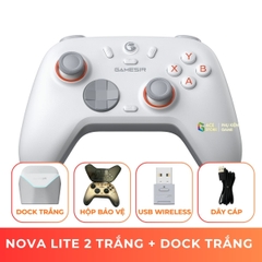 Tay cầm GameSir Nova Lite 2 hỗ trợ đa nền tảng dành cho PC/Steam/NS/Mobile