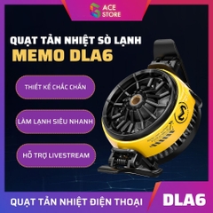 Memo DLA6 | Quạt tản nhiệt sò lạnh cho điện thoại, đèn LED đẹp mắt