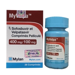 Myvelpa 400mg/100mg Mylan điều trị viêm gan C mạn tính