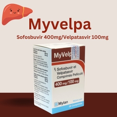 Myvelpa 400mg/100mg Mylan điều trị viêm gan C mạn tính