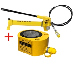 Kích thủy lực thân mỏng 50 tấn FPY-50 kèm bơm CP-700