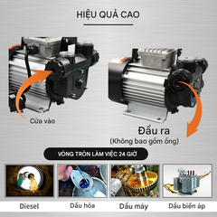 Máy bơm dầu diesel điện 220V Suoli SL-010 lưu lượng 60 lít