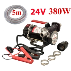 380W Máy bơm dầu diesel 24V Suoli SL-026 +5m ống
