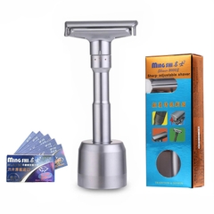 Bàn cạo râu cổ điển Ming shi 2000s Màu bạc + chân đế cổ điển
