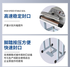 Máy hàn miệng túi dập chân Vĩnh Khang SF-B300