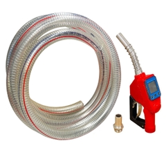 Cò bơm xăng dầu đếm số lít kỹ thuật số WG-03 kèm 5m ống phi 25
