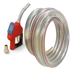 Cò bơm xăng dầu đếm số lít kỹ thuật số WG-03 kèm 5m ống phi 25