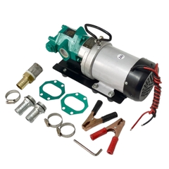 Máy bơm dầu bánh răng 24V WCB-75L + Lọc + kèm 10m ống