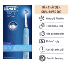 Bàn chải điện Oral B Pro 1 dùng siêu thích - chính hãng Pháp