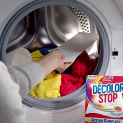 Hộp giấy chống phai màu quần áo khi giặt DéColor stop thương hiệu số 1 của Pháp (bill Pháp)