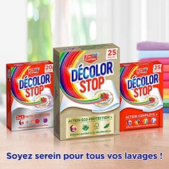 Hộp giấy chống phai màu quần áo khi giặt DéColor stop thương hiệu số 1 của Pháp (bill Pháp)