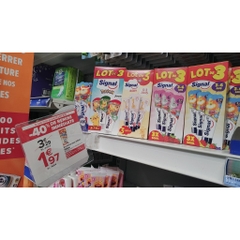 [Chính hãng Pháp] Set kem đánh răng Signal 3 tuýp dành cho trẻ em và người lớn