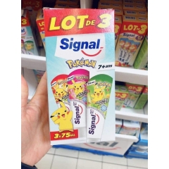 [Chính hãng Pháp] Set kem đánh răng Signal 3 tuýp dành cho trẻ em và người lớn