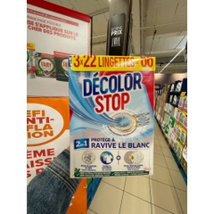 Hộp giấy chống phai màu quần áo khi giặt DéColor stop thương hiệu số 1 của Pháp (bill Pháp)