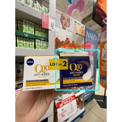 Cặp kem dưỡng da Nivea Q10 chống nhăn chống lão hóa ngày và đêm 50ml chính hãng Pháp