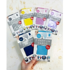 Miếng thơm tinh dầu nước hoa thiên nhiên chuẩn Pháp treo ô tô, tủ quần áo, phòng nhỏ