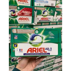 Viên giặt + xả vải chính hãng Pháp sạch sâu, thơm lâu, bám mùi dai (viên cô đặc)