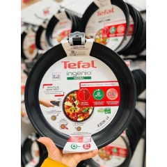 Các chảo chính hãng Tefal mua tại siêu thị Pháp (đáy in chìm Made in France)