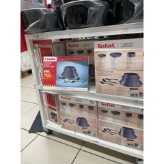 Các chảo chính hãng Tefal mua tại siêu thị Pháp (đáy in chìm Made in France)