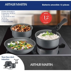 Các bộ nồi chảo chính hãng Arthur Martin Pháp (bill mua siêu thị Pháp)
