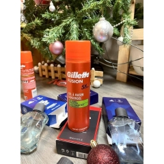 Gel/ mousse bọt cạo râu Gillette dùng siêu thích, chính hãng Pháp, Made in UK/ US/ Germany