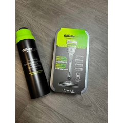 Gel/ mousse bọt cạo râu Gillette dùng siêu thích, chính hãng Pháp, Made in UK/ US/ Germany