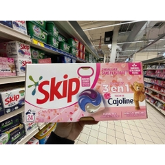 Viên giặt + xả vải chính hãng Pháp sạch sâu, thơm lâu, bám mùi dai (viên cô đặc)