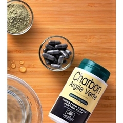 Viên uống than hoạt tính-đất sét xanh thải độc ruột đốt mỡ bụng Charbon Argile Verte chính hãng Pháp