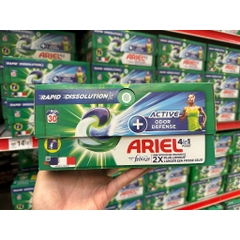 Viên giặt + xả vải chính hãng Pháp sạch sâu, thơm lâu, bám mùi dai (viên cô đặc)