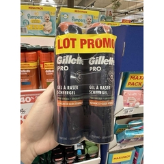 Gel/ mousse bọt cạo râu Gillette dùng siêu thích, chính hãng Pháp, Made in UK/ US/ Germany