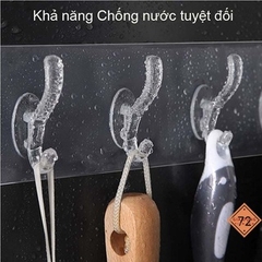 Dây 6 móc trong siêu chịu lực treo mọi thứ không cần khoan vít