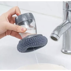 Dụng cụ cọ xoong nồi thông minh tích hợp bình đựng dầu