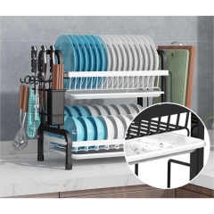 Kệ bát Phú Khang kèm khay hứng nước loại 2, 3 tầng siêu sịn- hoàn tiền nếu không ưng