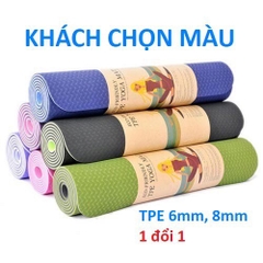 Thảm tập gym, yoga 2 lớp cao cấp, siêu dày và êm