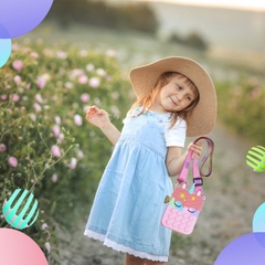 Túi Pop it hình ngựa Pony đầy màu sắc cho bé